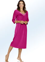 Set van drie nachthemden met lange mouwen 