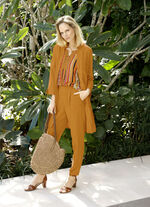 Lange blouse met comfortabele zijsplitten 