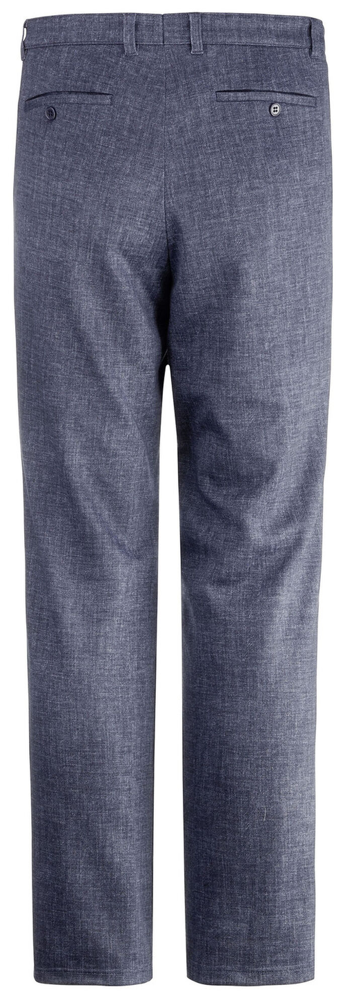 Broek "Klaus Models" in 4 kleuren 2 X DONKERBLAUW GEMÊLEERD