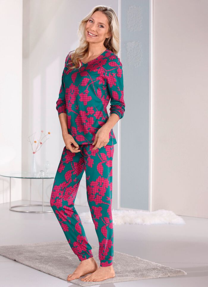 Pyjama met manchetten 