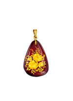 Hanger met handgegraveerde rozen 