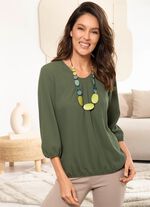 Effen gekleurde tuniek 