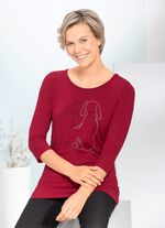 Aantrekkelijk overhemd met strassversiering 