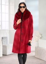 Jas met tailleriem aan de achterkant 