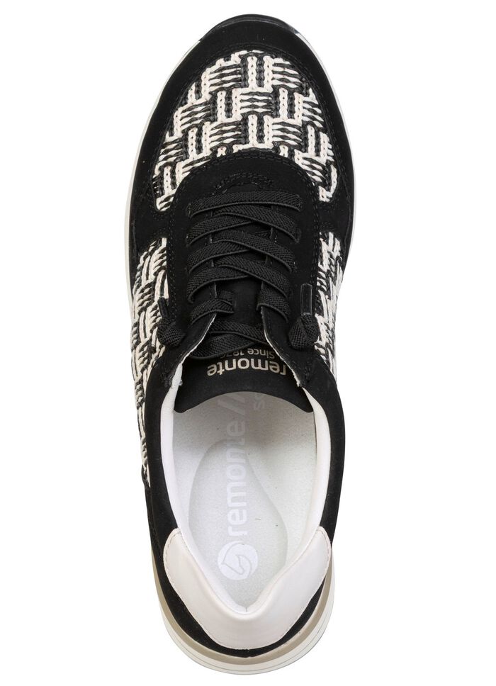 Remonte, sportieve damessneakers, breedte H, met uitneembaar voetbed 