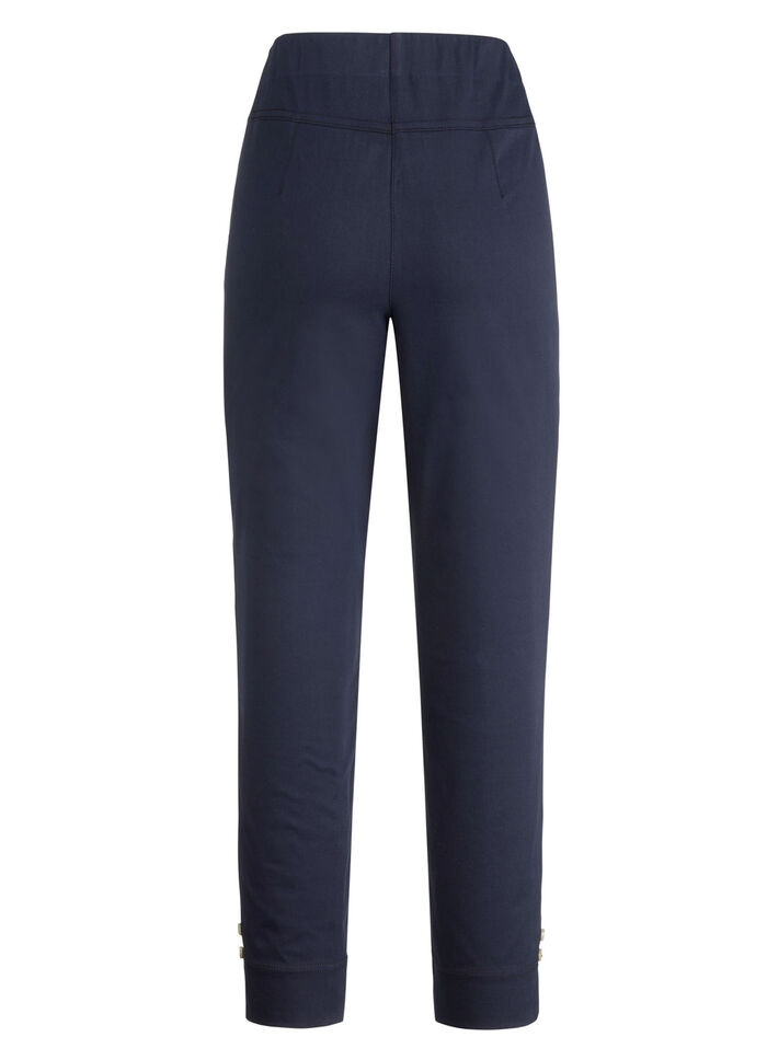 Broek met decoratieve knopen MARINE