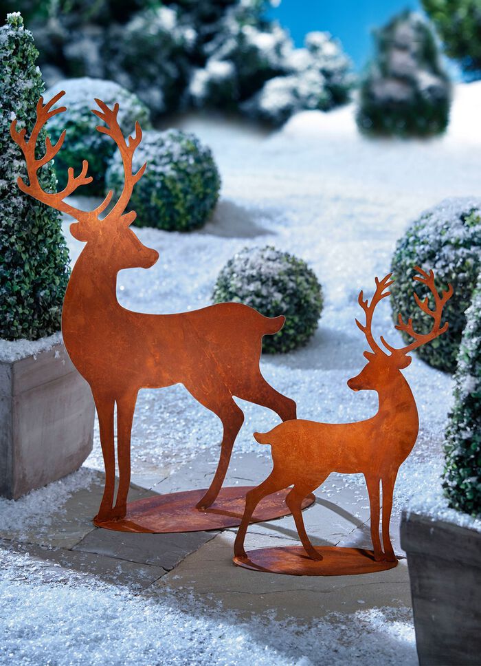 Hert Leon van verroest plaatstaal 