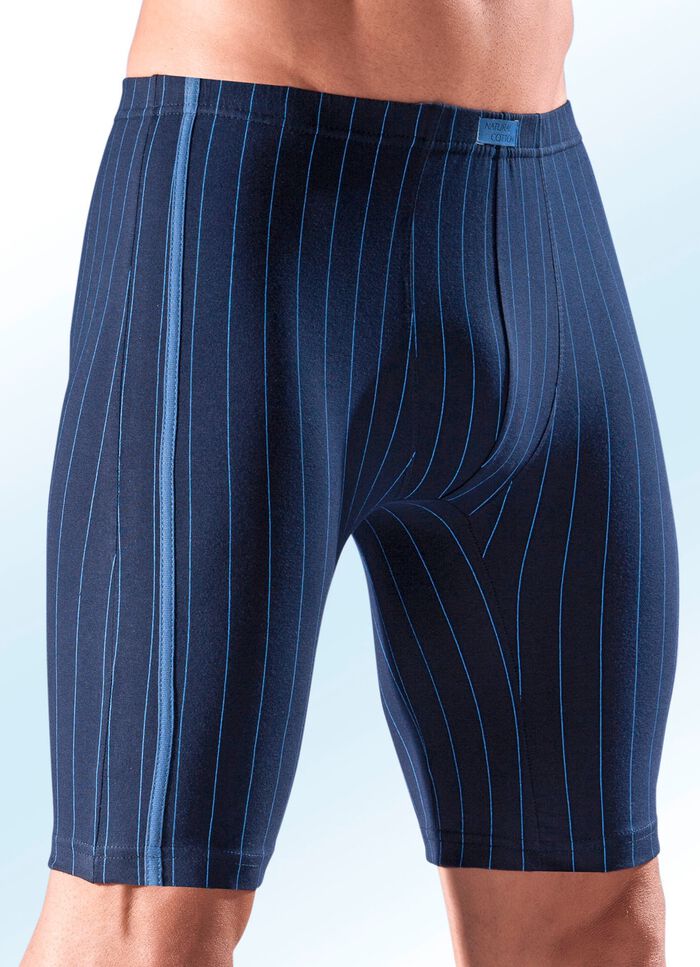 Set van vier lange broeken, gestreept 