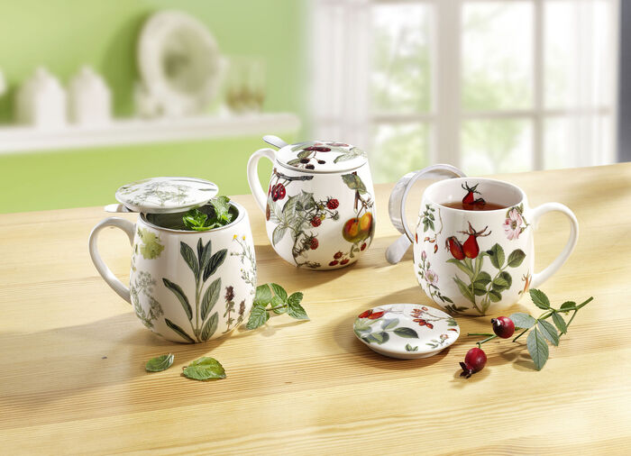 Fijne porseleinen theekopjes KLEURRIJK