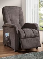 Comfortabele tv-fauteuil op een stevig houten onderstel 