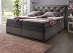 Modern boxspringbed met motor &ndash; elektrisch verstelbaar via afstandsbediening ESPRESSO