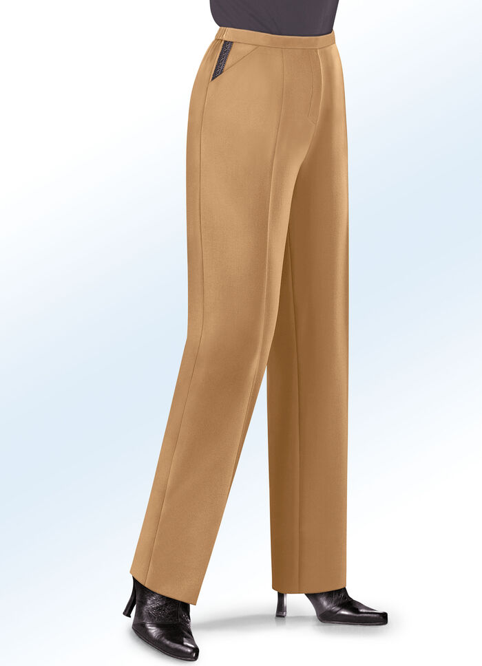 Broek met lichte flare CURRY