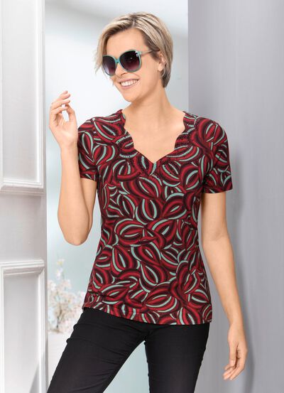 Shirt met interessante inkjetprint 