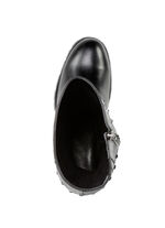 Andrea Conti laarzen met stijlvolle klinknagels ZWART