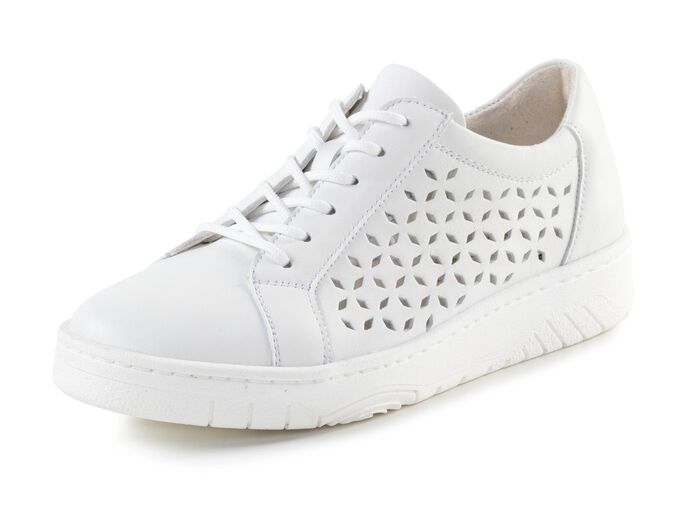 Waldl&auml;ufer, zomerse damessneakers, breedte H, met uitneembaar voetbed WEISS