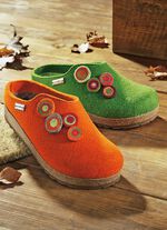 Haflinger damespantoffels van zuivere scheerwol 