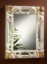 Spiegel met frame van hoogwaardig geverfd polystyreen ROOM GOUD