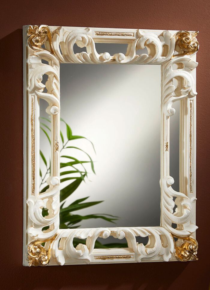 Spiegel met frame van hoogwaardig geverfd polystyreen ROOM GOUD