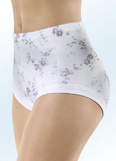 Verpakking met vijf slips met vervangbaar elastiek 