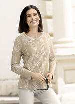 trui in jacquardmotief 