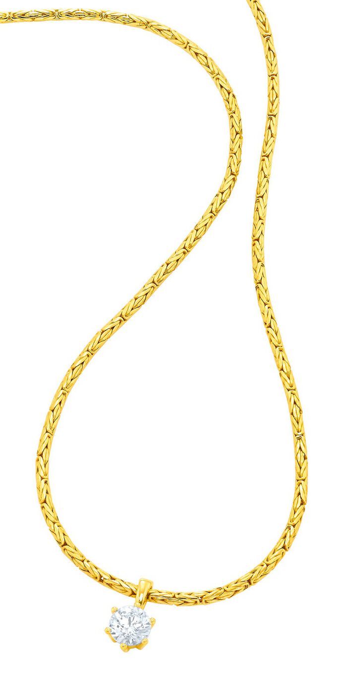 Kettinghanger met briljant 