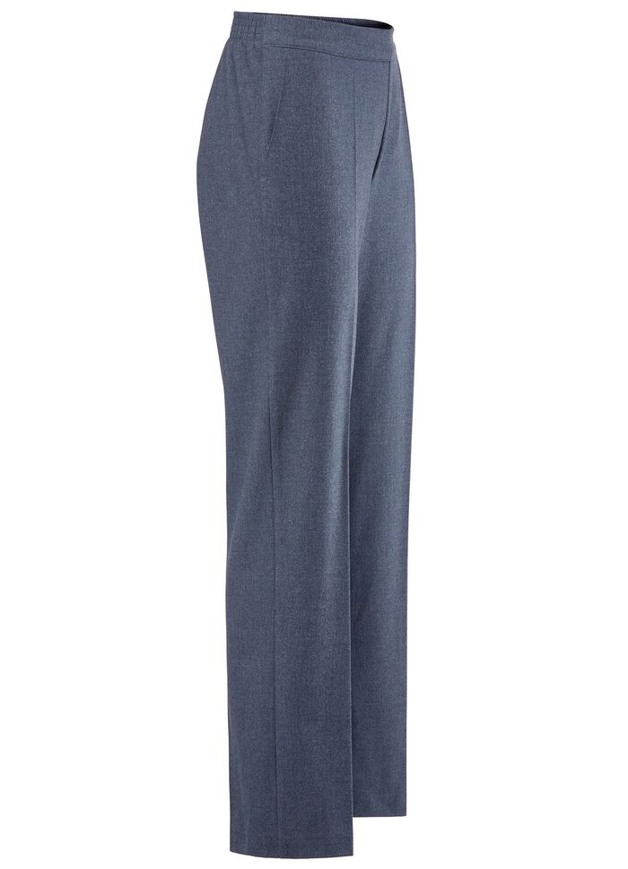 Broek met elastische tailleband aan de achterkant 