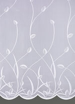 Doorschijnend rolgordijn met universele railband 