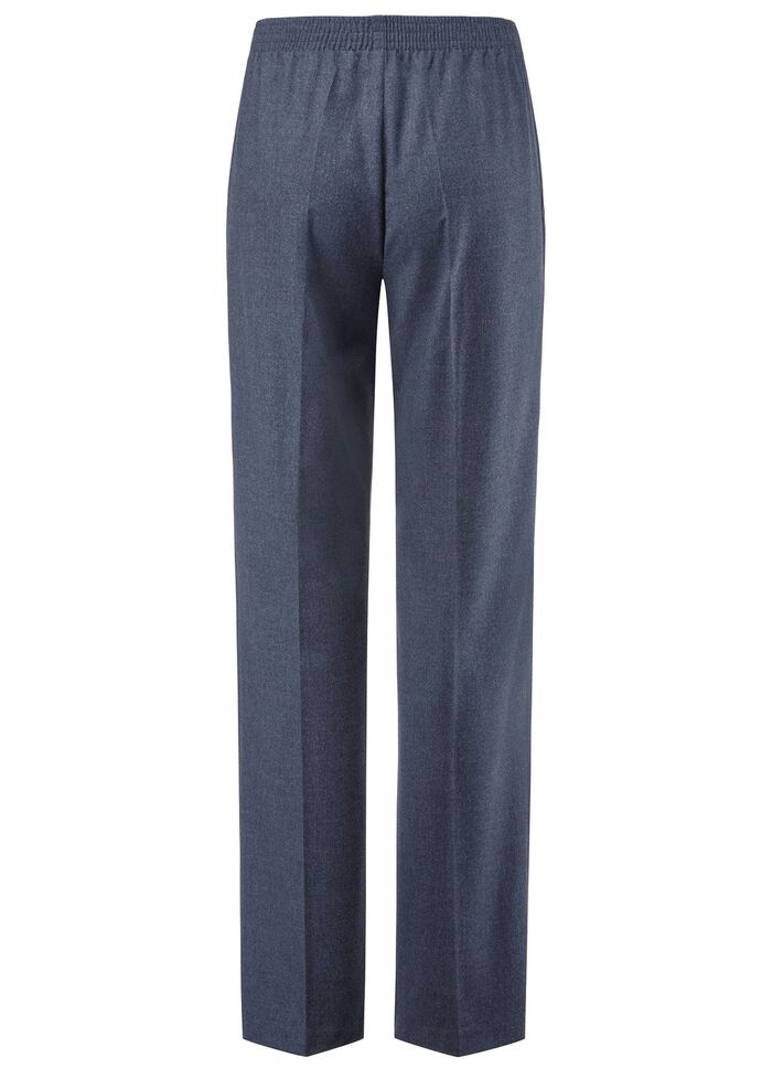 Broek met elastische tailleband aan de achterkant 