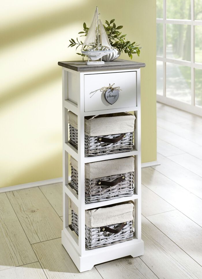 Ladekast van massief hout met gebruikssporen 