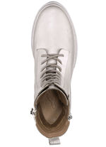 Enkellaarsjes met vetersluiting van Dragonfly BEIGE