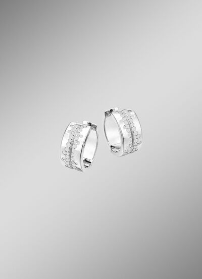 Oorringen zilver 925/- 