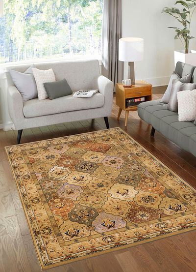 Prachtige geweven bruggen, galerijen, tapijten en bedrokken 