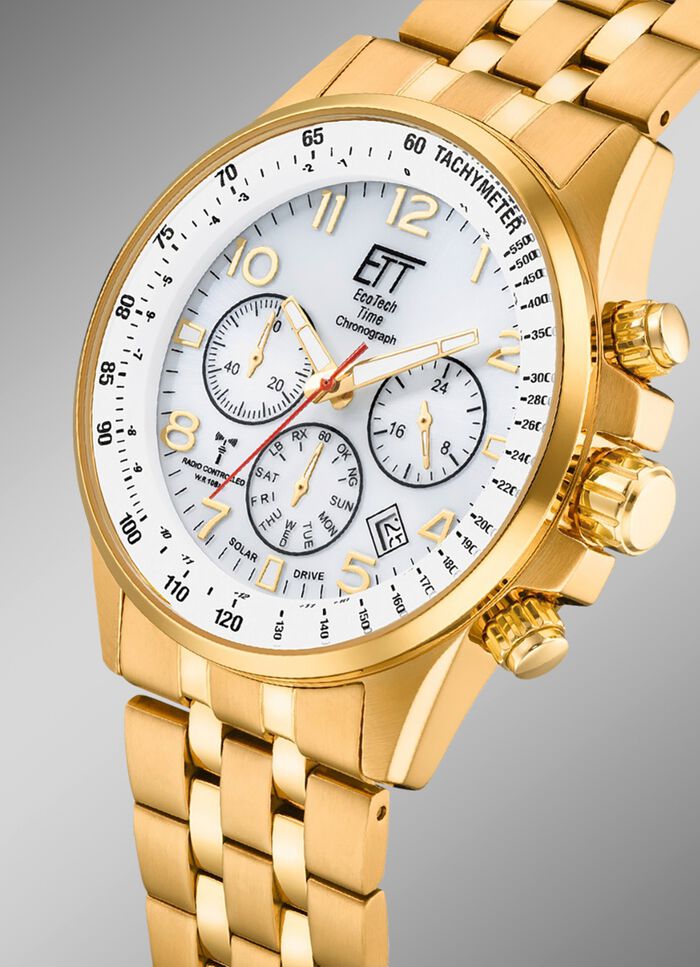 Radiogestuurd solar herenhorloge ETT EGS-11614-42MS 