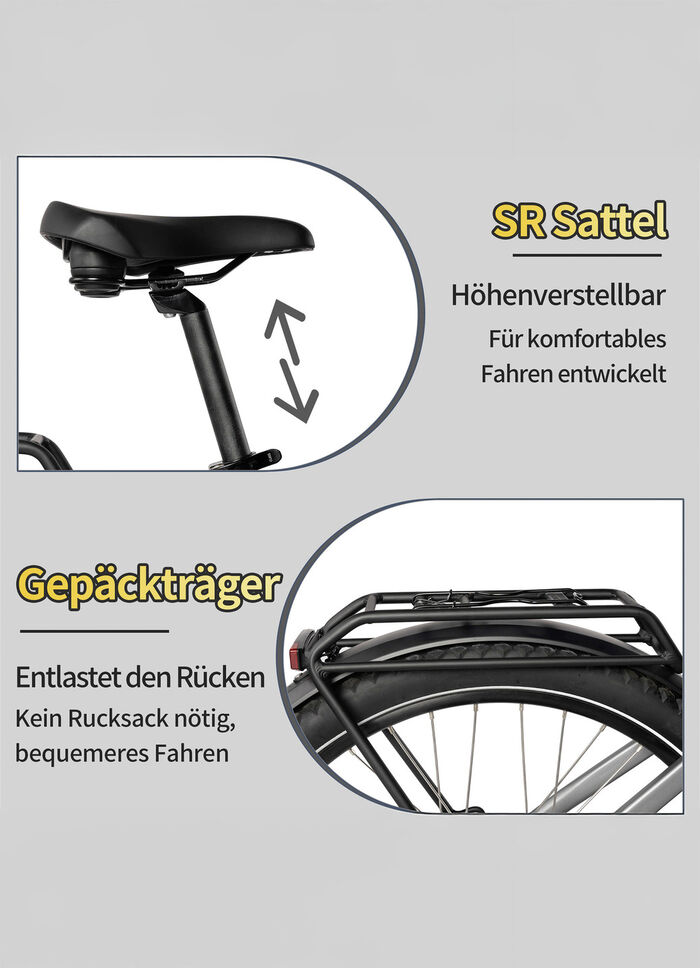 E-Bike Comfort SUV Easy van SAXXX 