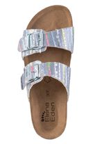 ELENA EDEN muiltjes gemaakt van synthetisch materiaal met een interessant patroon 