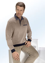 Poloshirt met contrasterende afwerking aan de polokraag 