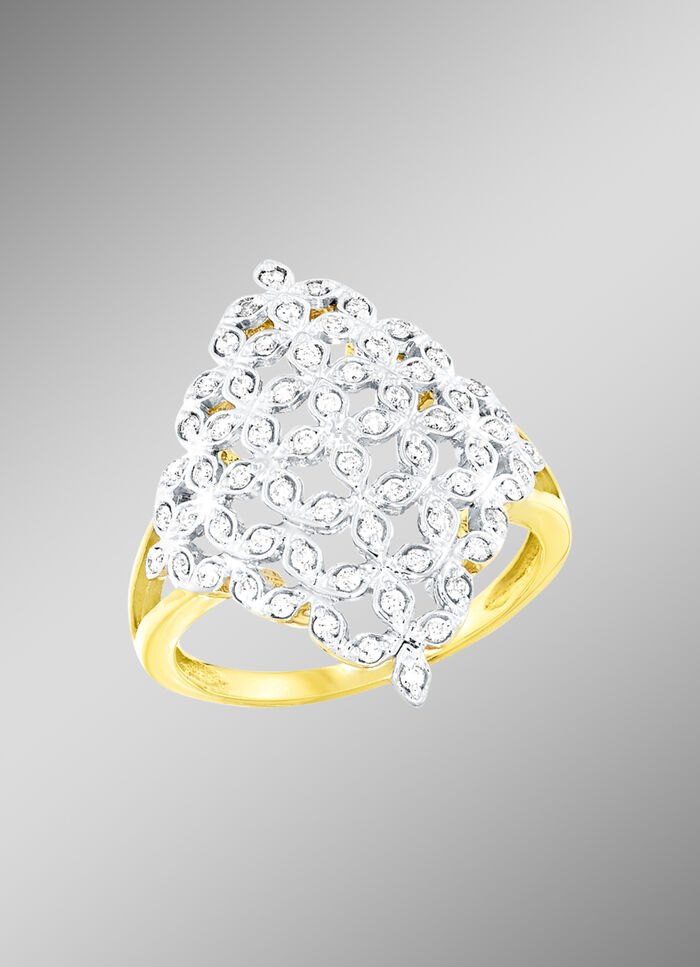 Damesring met 64 briljanten 