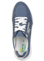 ELENA EDEN, zomerse damessneakers, breedte H, met uitneembaar voetbed JEANS-SILBER