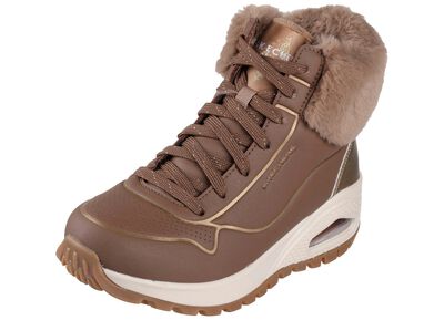 SKECHERS, gevoerde dameslaarzen, winterschoenen, met zachte pluche kraag 