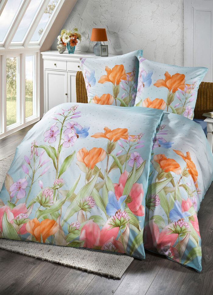 Dormisette-beddengoedset met bloemmotief 