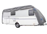 Beschermhoes voor camper en caravan van polyester GRIJS