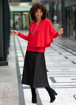 Pullover in 2-laags-look 