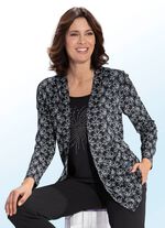 Lang shirt in 2-in-1-look 