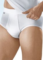 Pfeilring fijn ribbroekje, vier stuks, wit 