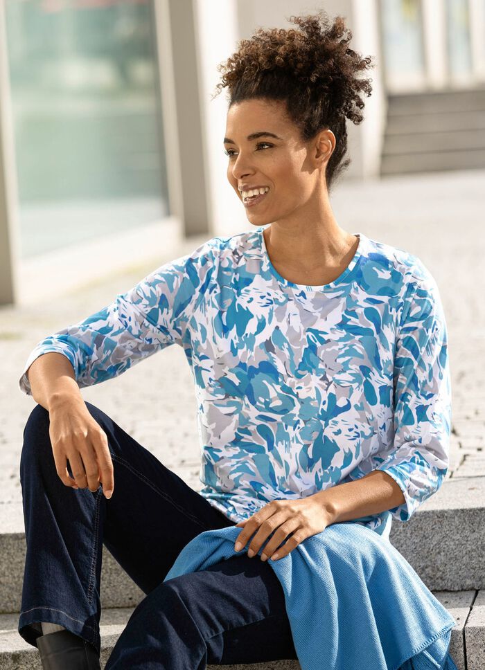 Overhemd met all-over print 