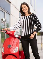 vleermuisvormige trui 