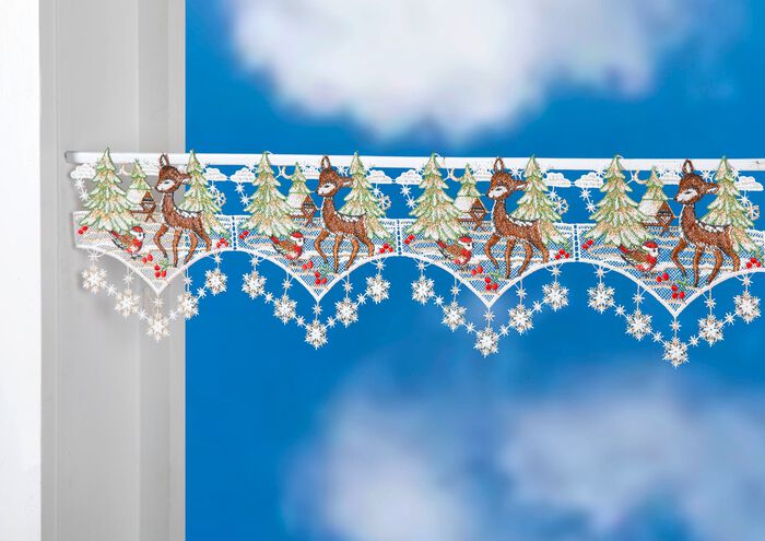 Winterpaalversiering van echt Plauenkant 