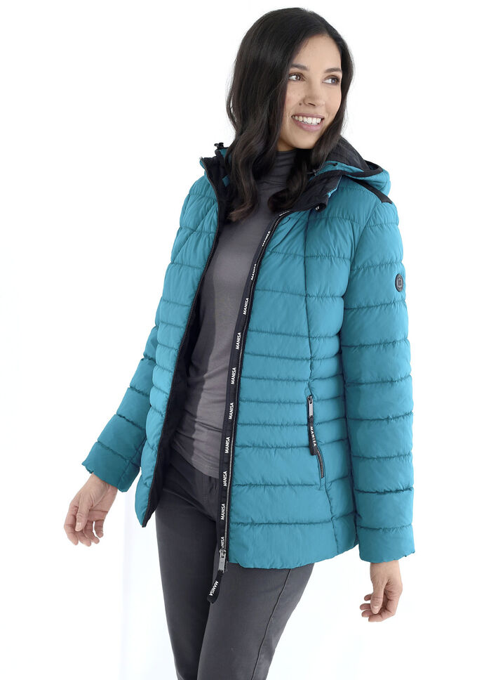 Functionele jas met afneembare capuchon 