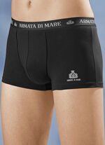 Set van vier fijne jersey broeken met elastische tailleband 