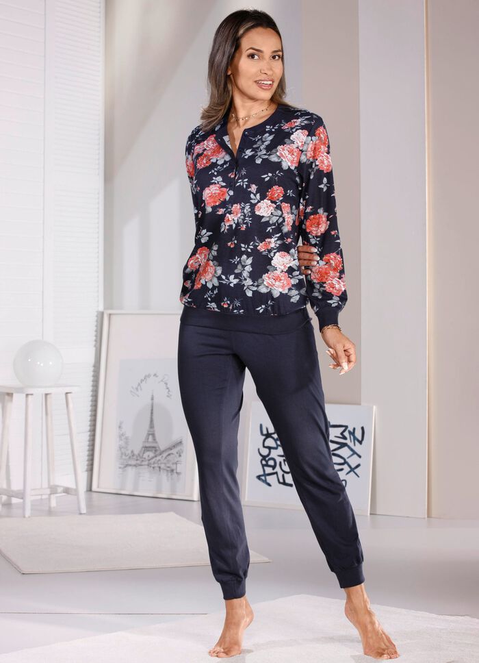 Pyjama met manchetten 